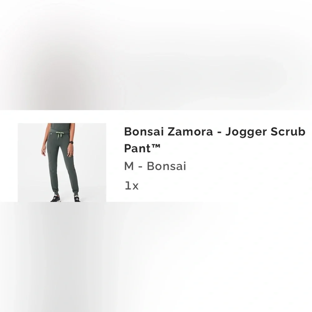 Brand New Figs Bonsai Color Scrub Set, Top Rafaela M, Bottom M - Picture 7 of 7